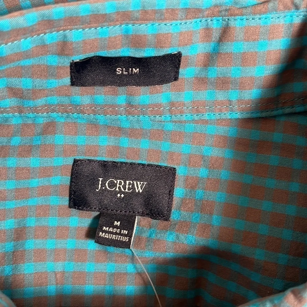 NWT J. Crew Button Down Long Sleeve Slim Fit Shirt